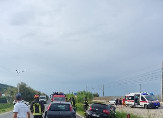 Fano, tamponamento a tre sulla statale Adriatica Nord