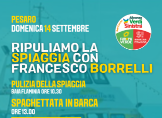 Carrabs, Santelli (AVS): “A Baia Flaminia insieme all’on. Borrelli per difendere il mare”