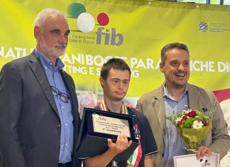 Campionati italiani paralimpici di bocce per le categorie DIR-Sitting-Standing: doppio oro per Lorenzo Bronzini (San Cristoforo Fano)