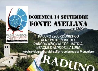 A Fonte Avellana l’annuale edizione del raduno escursionistico per l’istituzione del Parco Nazionale del Catria, Nerone e Alpe della Luna