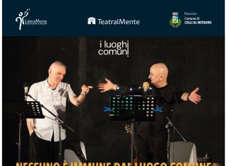 TeatralMente – i luoghi comuni: a Tavernelle sul palco Vecchiarelli e Tombini per “Nessuno è immune dal luogo comune”