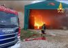 Incendio a Scotaneto (Isola del Piano), in fumo 10mila quintali di fieno di erba medica