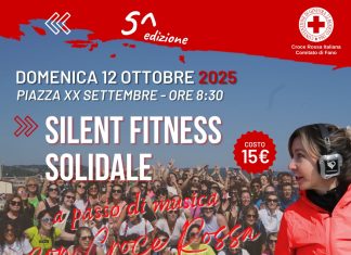 Torna a Fano il “Silent Fitness Solidale”: musica, movimento e beneficenza con la Croce Rossa Italiana