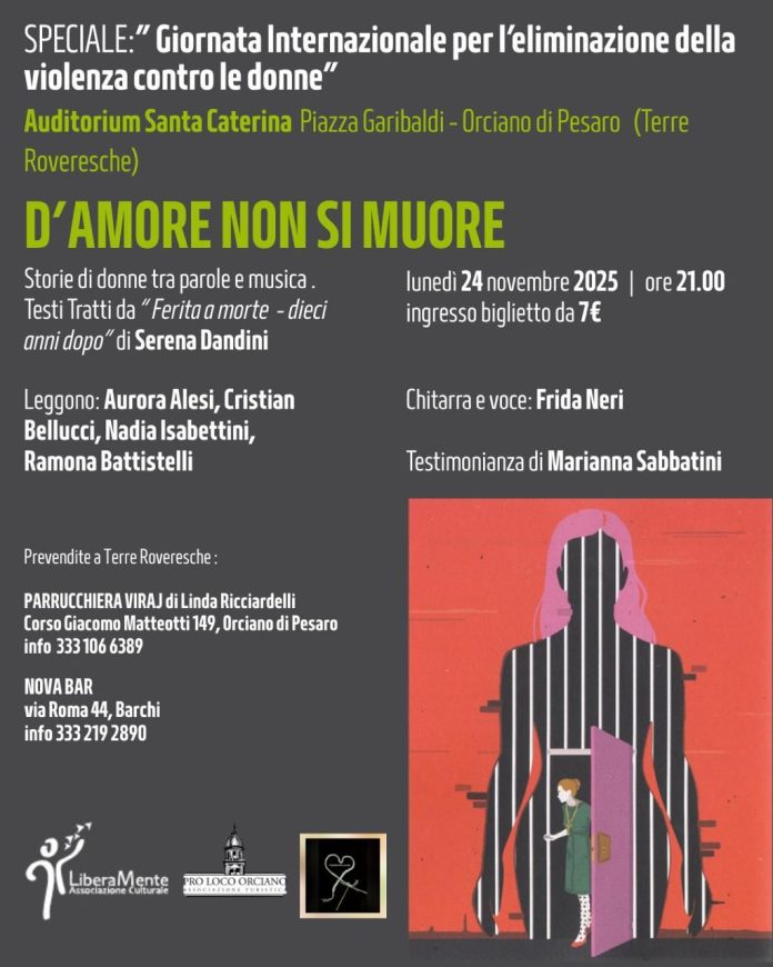 2025.11.24_D'amore non si muore_locandina