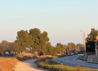 Proseguono i lavori del nuovo percorso ciclopedonale lungo la SP 11 “Via Cesanense”
