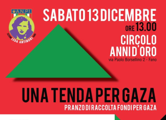 Fano, l’Anpi organizza un pranzo di raccolta fondi per Gaza