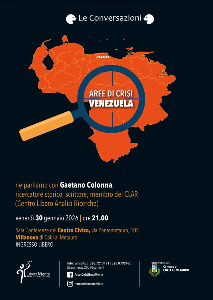 2026.1.30_Aree di crisi - Venezuela_locandina