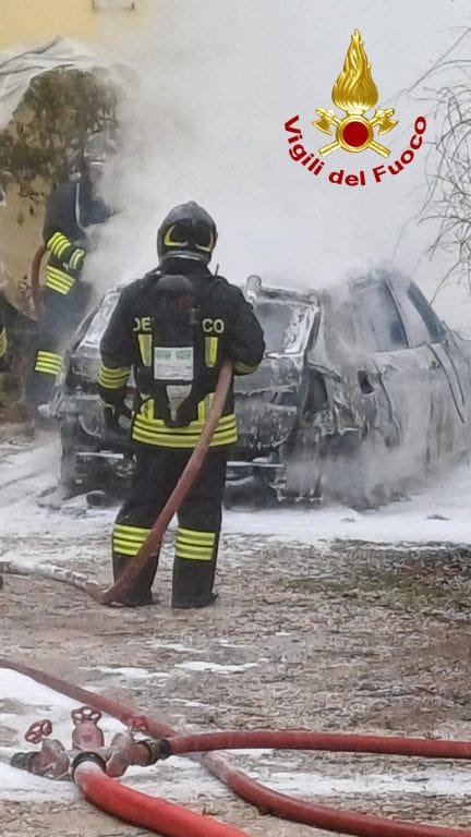 Auto incendio