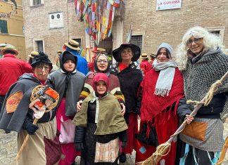 Paesaggio imbiancato per la Befana di Urbania