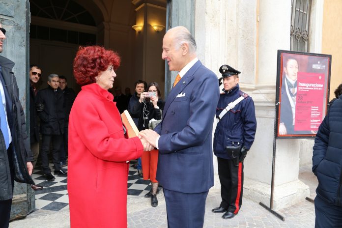 Min. Valeria FEDELI accolta da Amb. Giorgio Girelli