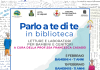 Parlo a te di te in biblioteca a Urbino e Sant’Angelo in Vado
