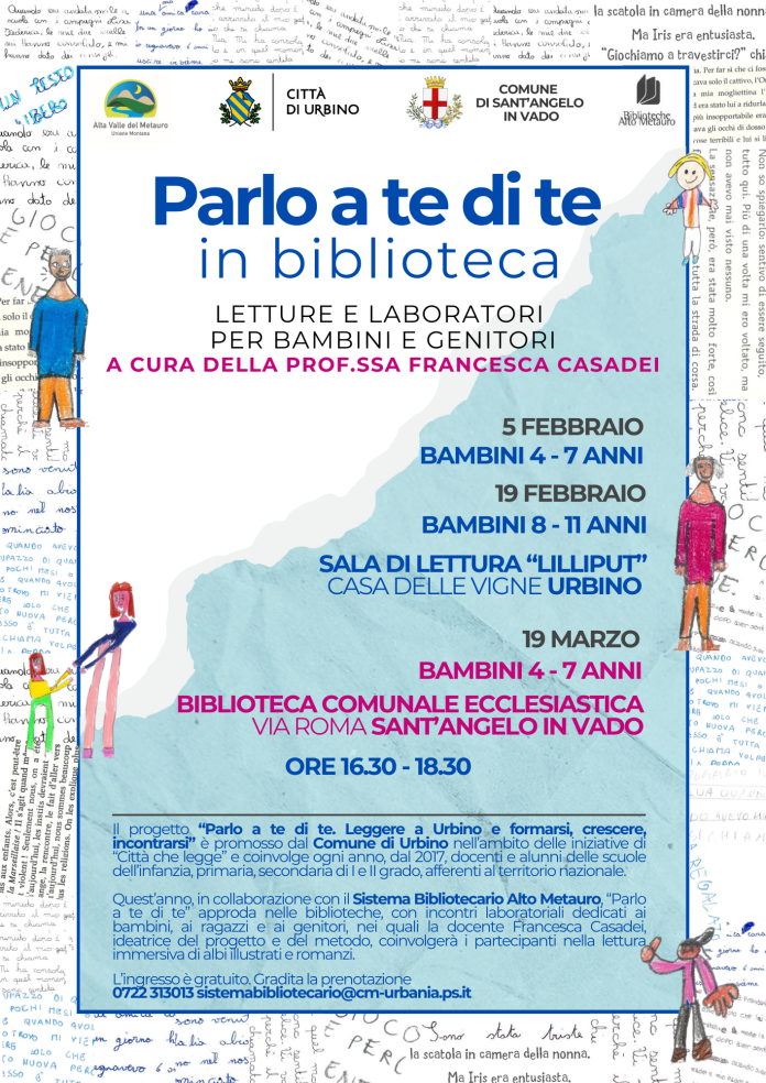 Parlo a te di te in bibioteca 2026