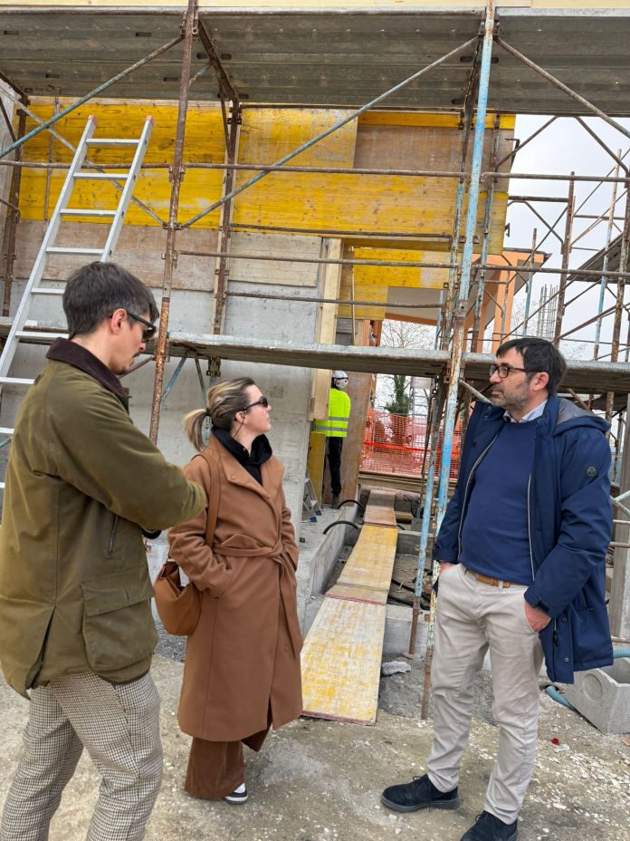 Da sx Geometra Mascarucci_Assessore Mattioli_Sindaco Andreoni