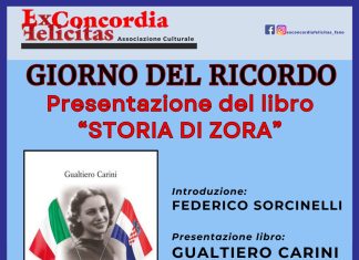 Il Giorno del Ricordo, a Fano presentazione del libro “Storia di Zora”