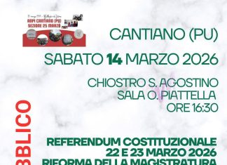 Referendum costituzionale, incontro a Cantiano con l’avvocato Fagioli e il costituzionalista dell’Università di Urbino Losurdo