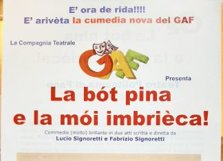 “La bót pina e la mói imbrìèca!” sul palco del Politeama di Fano