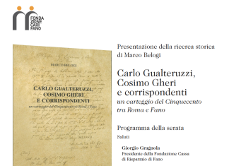 Alla Fondazione Carifano la presentazione del libro di Marco Belogi