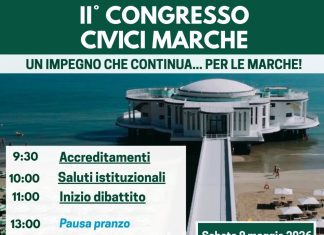 Civici Marche: sabato a Senigallia il II° Congresso regionale del movimento civico più grande delle Marche