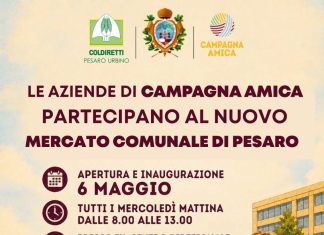Coldiretti inaugura un nuovo appuntamento di Campagna Amica: “Pesaro è la prima città delle Marche per numero di mercati agricoli”