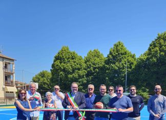 San Lorenzo in Campo, inaugurata la rinnovata pista polivalente di via Molino