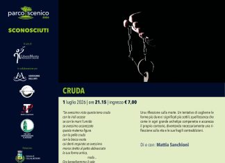 “ParcoScenico” a Villanova, domani sera “Cruda” di Mattia Sanchioni