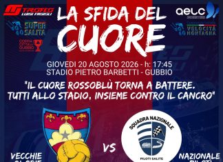 Trofeo Luigi Fagioli, a Gubbio la “Sfida del Cuore” per battere il cancro