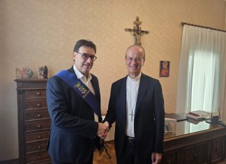 Alessandri incontra l’arcivescovo Salvucci: «Collaborazione e sintonia sui servizi orientati alla piena dignità delle persone»