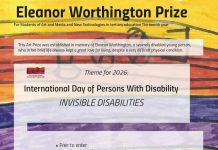 Eleanor Worthington Prize, le disabilità invisibili la tematica del concorso. Primo premio viaggio a Urbino di una settimana