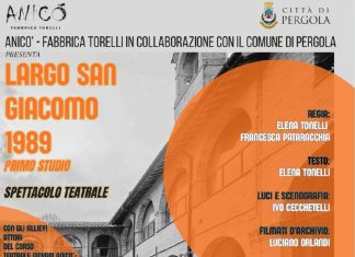 A Pergola lo spettacolo “Largo San Giacomo, 1989”; protagonisti i Bronzi dorati