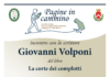 “Pagine in cammino” fa tappa a Cagli: mercoledì 30 settembre, Giovanni Volponi presenta “La corte dei complotti”