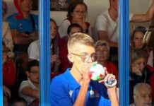 Bocce, Europei Juniores: a Trento Alessandro Ferragina della Bocciofila Metaurense è d’oro nella gara a coppie