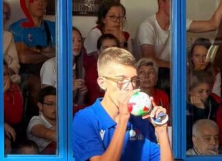 Bocce, Europei Juniores: a Trento Alessandro Ferragina della Bocciofila Metaurense è d’oro nella gara a coppie
