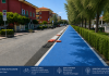 Fano, ciclabile viale Adriatico: lo squallore raddoppia