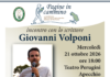 “Pagine in cammino” fa tappa ad Apecchio: mercoledì 21 ottobre, Giovanni Volponi presenta i romanzi storici “La corte dei complotti” e “La corte dei veleni”