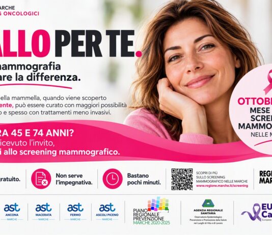 Ottobre rosa: nelle Marche un mese dedicato alla prevenzione del tumore della mammella