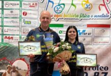 Bocce, Annagiulia Orrù e Gian Luca Manuelli nella coppia mista vincono a Teramo